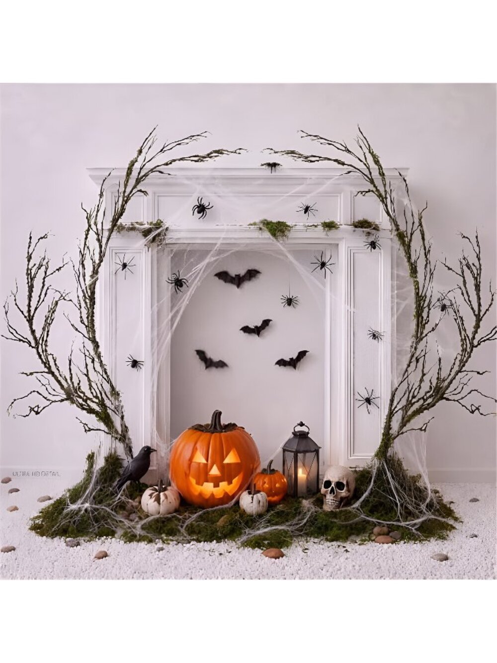 2 Pack 118 Inch Halloween Artificial Tree Branches, Woodland Party Decorations